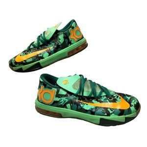 NIKE KD 6 Easter NBA Kevin Durant Turbo Green 599477 Youth Size 6.5 UK 6 EUR 39